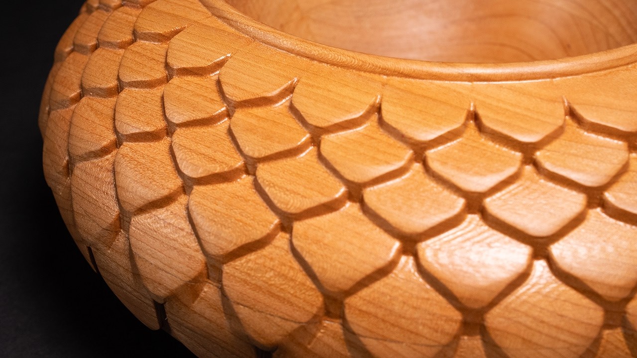 The Dragon Scale Bowl     -        CNC Woodworking