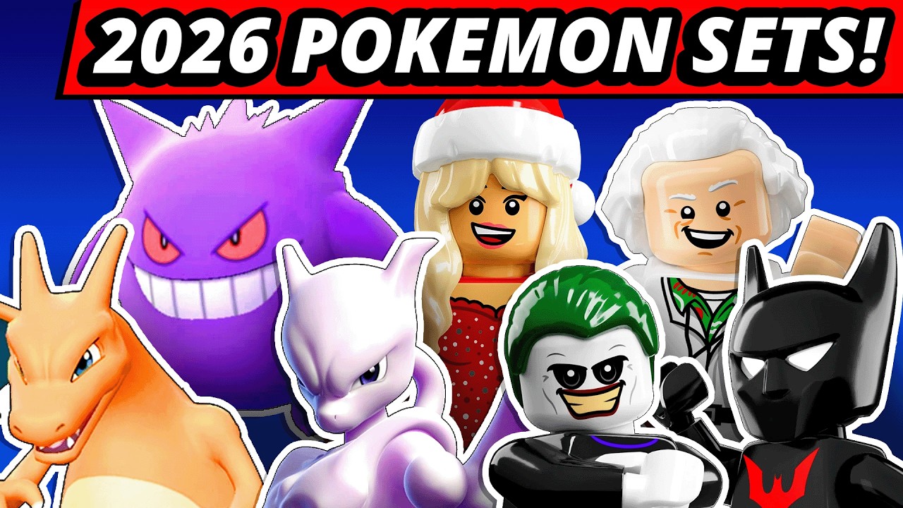 НОВОСТИ LEGO! Наборы Pok&eacute;mon 2026 года?! Чаризард! ТОП-10 наборов 2026 года!! Бэтмен будущего!