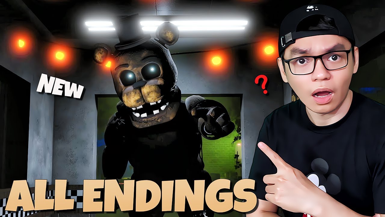 SEMUA ENDING!! Night 1 Sampai Night 5 & Golden Freddy Ngamuk 🔥🐻🔥 | FNAF Eternal Nights Indonesia
