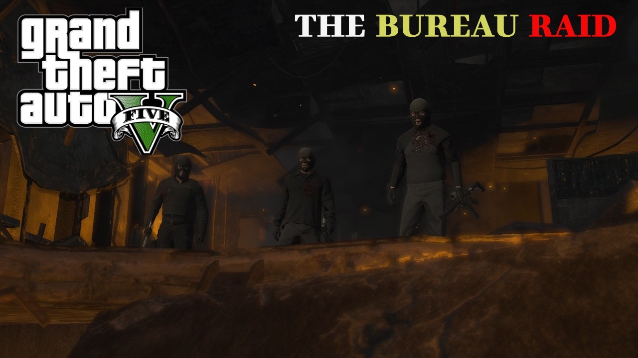 The Bureau Raid | Mission #53 | Grand Theft Auto 5 | 1080p 60Fps