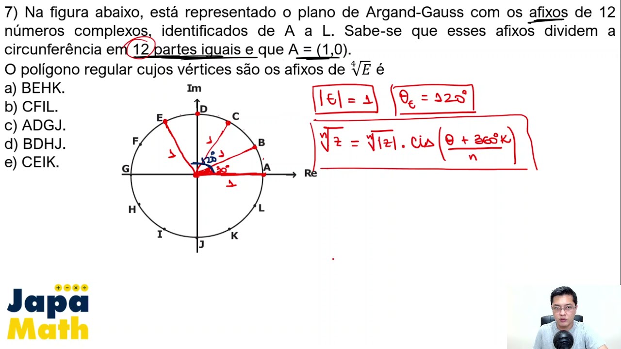 Prova Resolvida EsPCEx (2017 - 2018) - Números Complexos