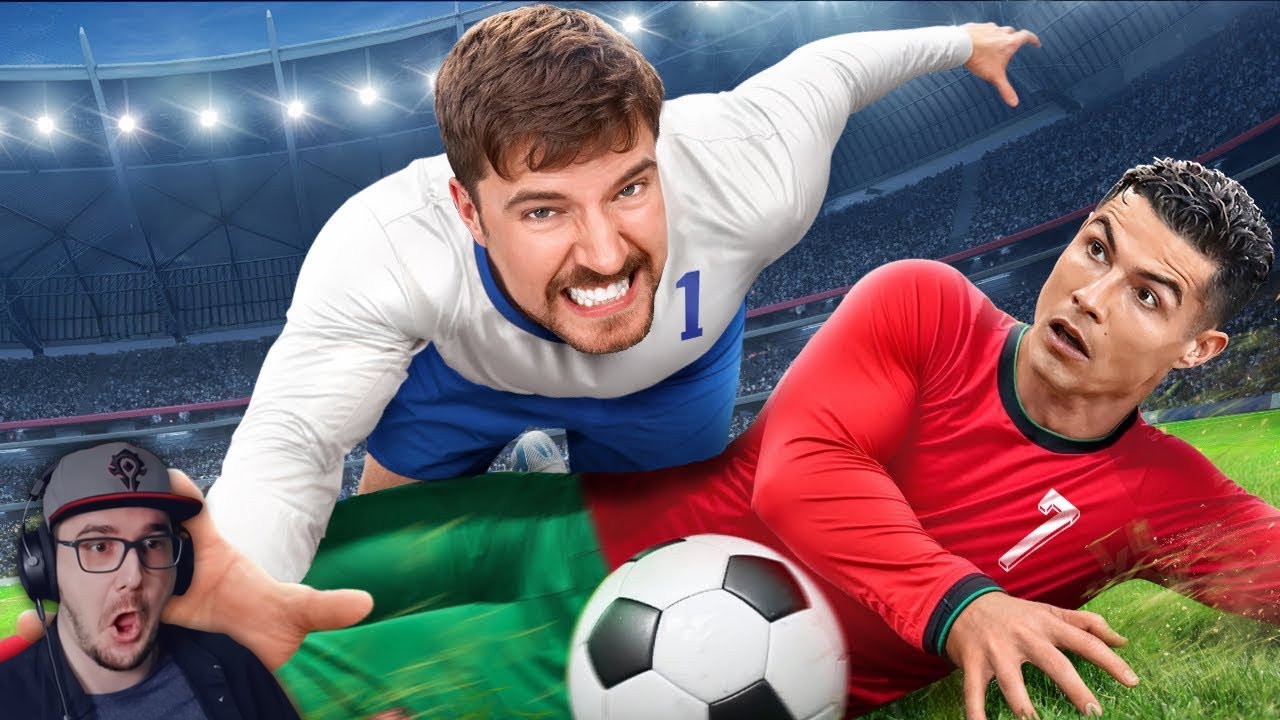 Обыграй Роналду, Выиграй $1,000,000 ► MrBeast ( МрБист ) | Реакция