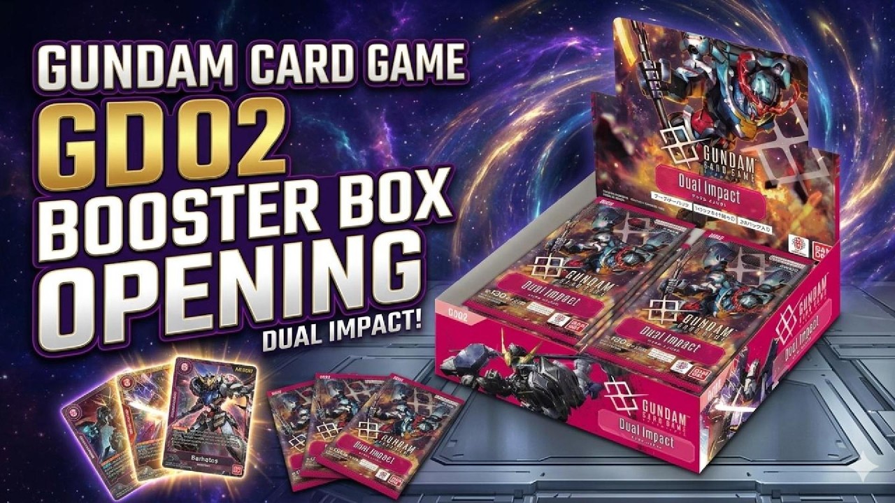 Gundam Card Game Daul Impact booster box opening! | ガンダムカードゲーム [GD02]!