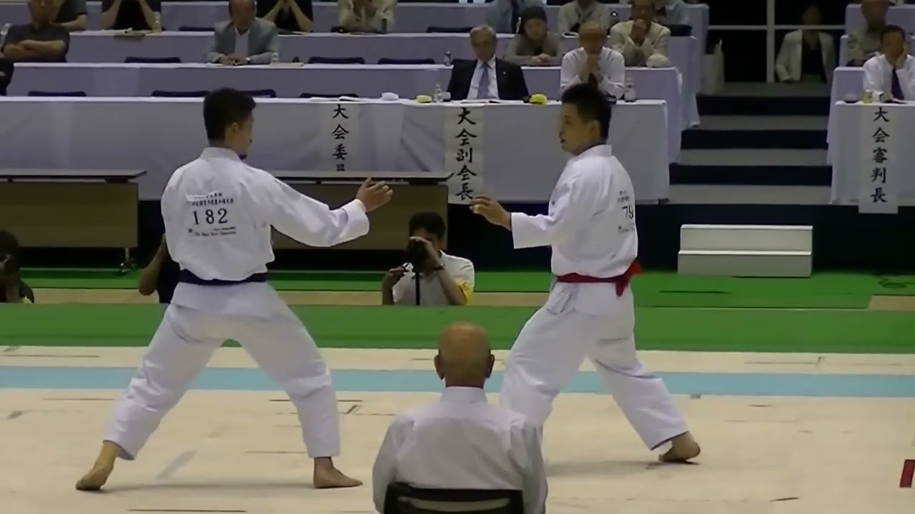 Iimura x Nemoto | JKA Karate Kumite Final |  64th Funakoshi Cup, Japan National's