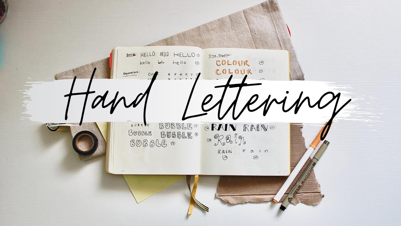 30 LETTERING STYLES FOR BEGINNERS: Bullet Journal Fonts Tutorial 2020 | CREATEWITHCAIT