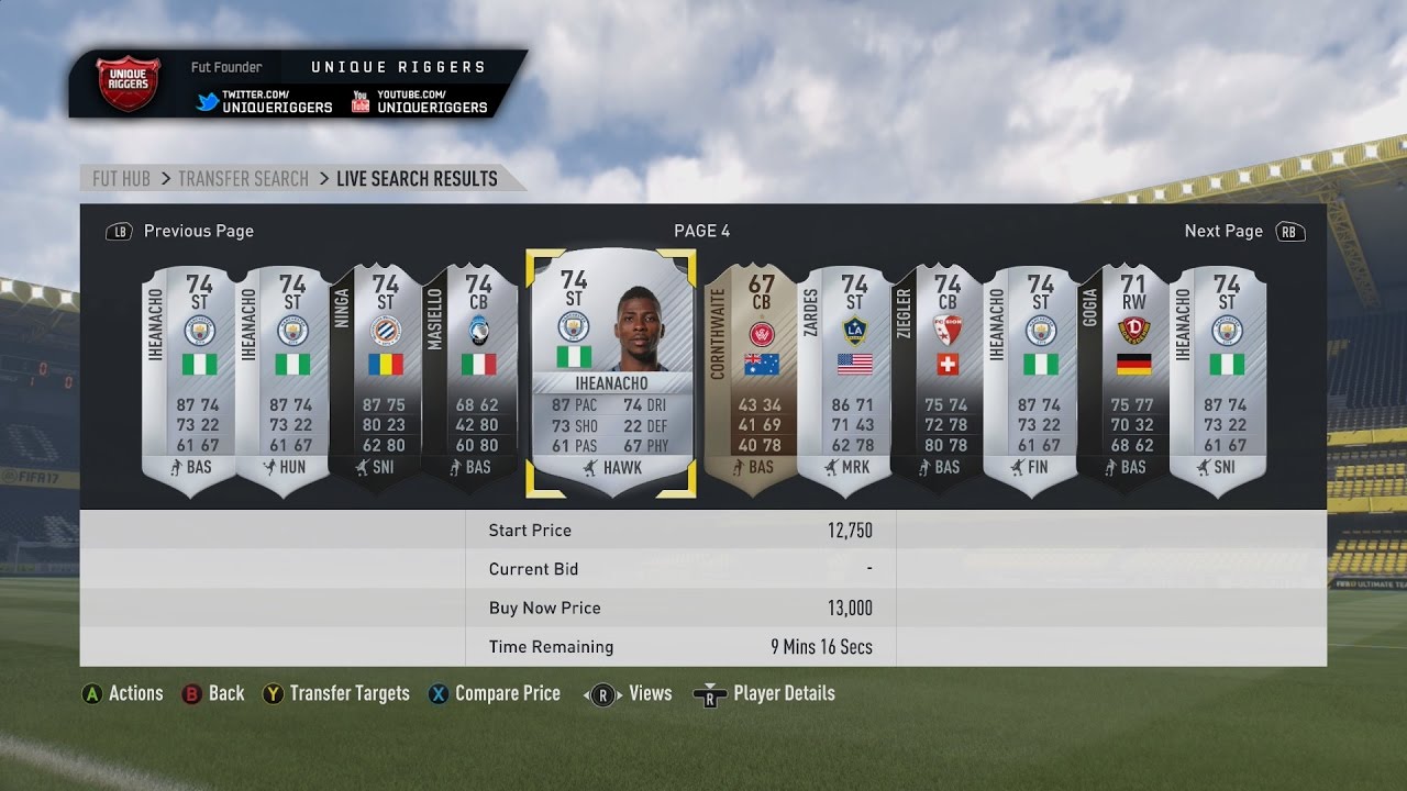 PRETTY SUCCESSful SNIPE.....  LIVE SNIPING! FIFA 17 ULTIMATE TEAM TRADING
