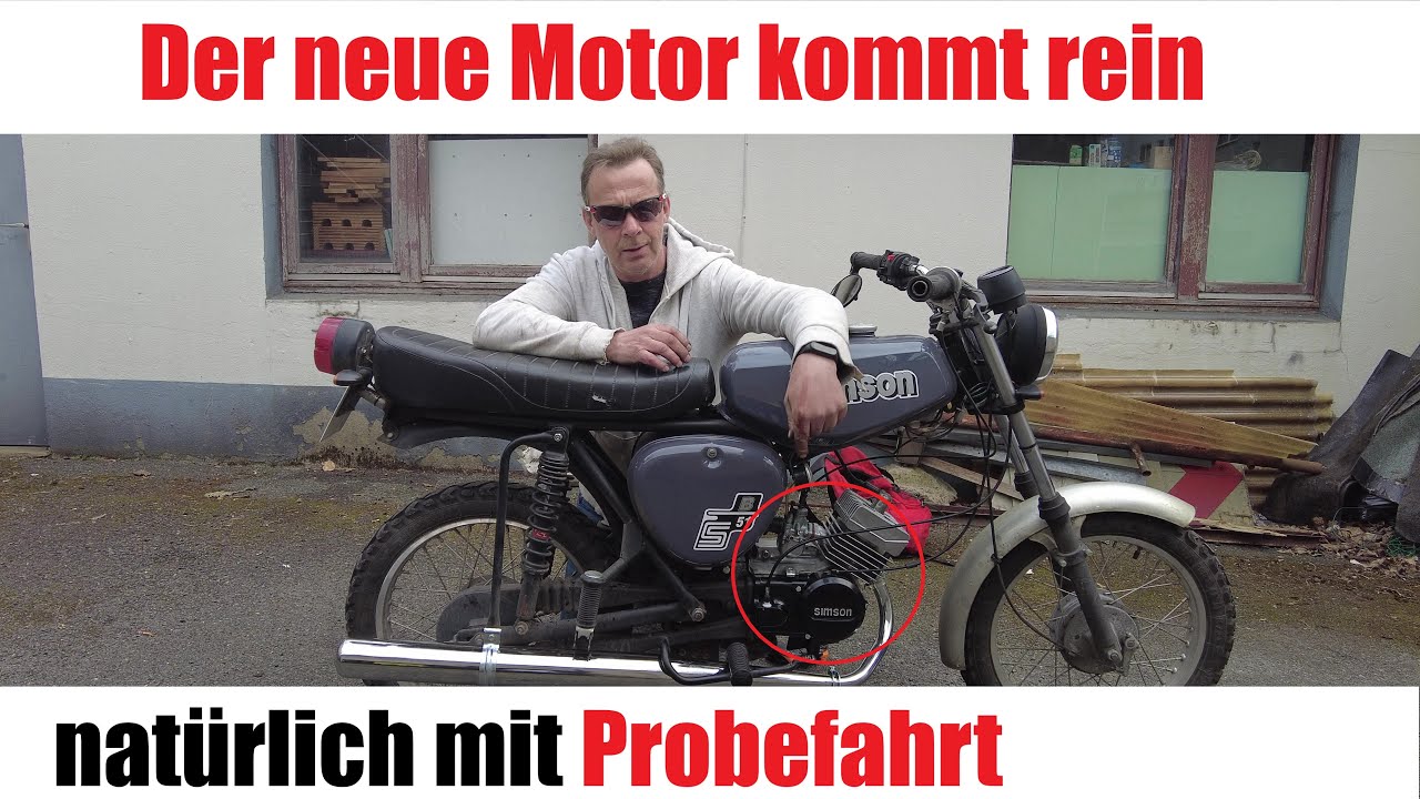 Neue Motor kommt rein | Powerdynamo Zündung einstellen | RZT R6 montieren | Probefahrt | Simson S51