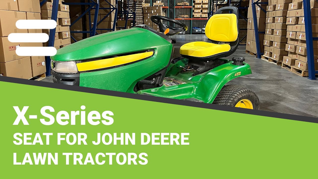 Review: Seat installation for John Deere X Series Lawn Tractors | eparts.shop