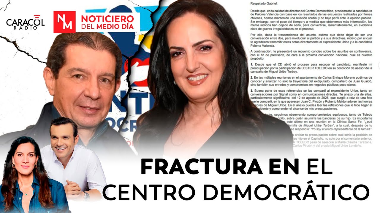 Lafaurie y Cabal anuncian su salida del Centro Democrático | Noticiero del Mediodía