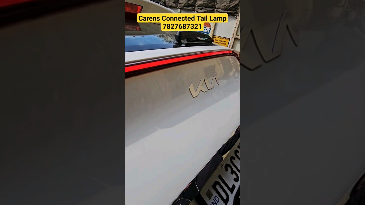 New Kia Carens 2024 Premium Optional Connected Tail Light Modified for Dicky #carens2024 #shortsfeed