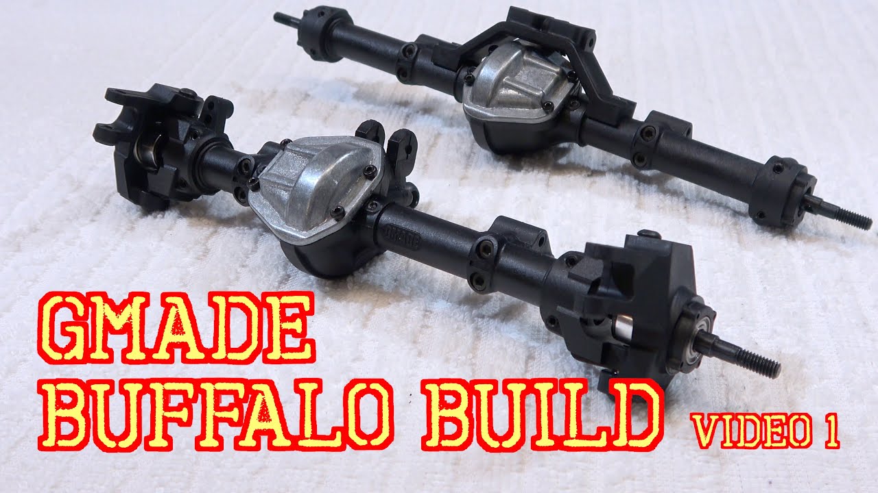 Gmade GS02F Buffalo Build Video 1 - Steps 1-13