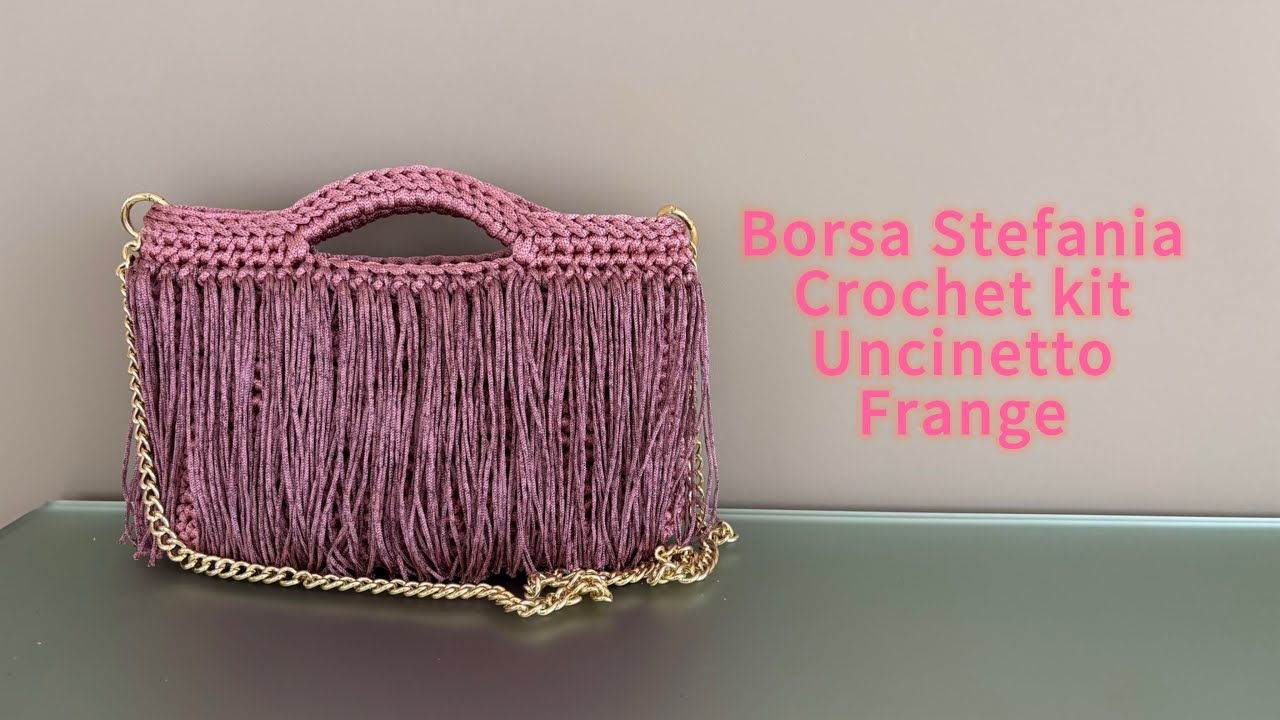 Borsa STEFANIA crochet con frange