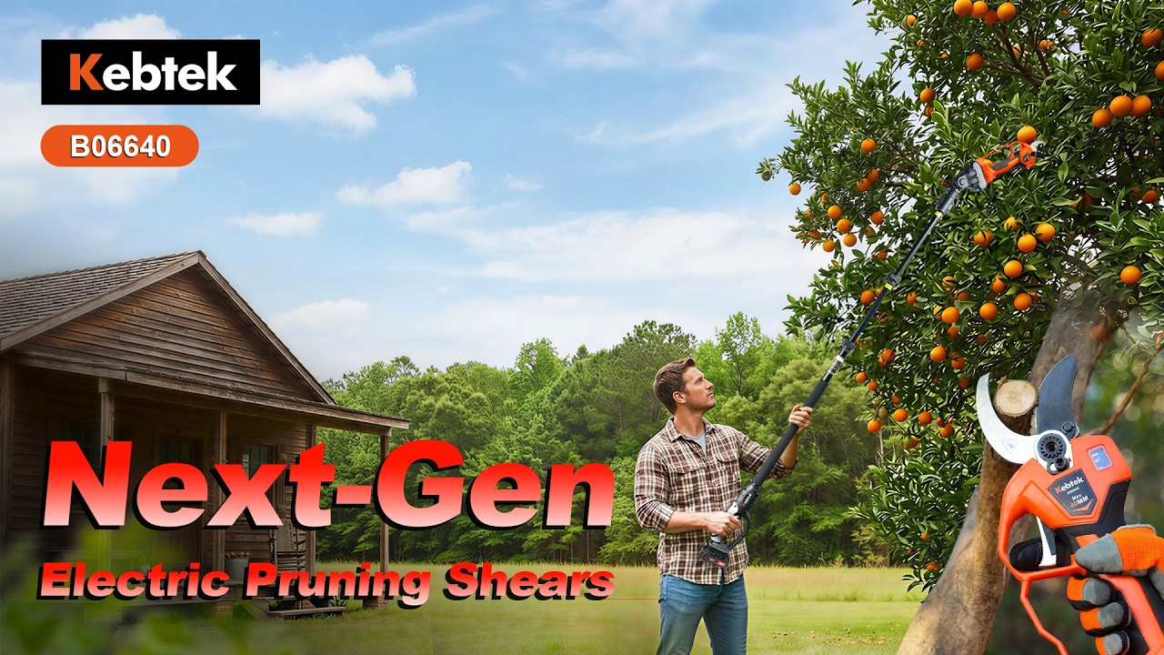2026 NEW Design Kebtek 21V 40MM KST Electric Pruner - B06640 #pruning #tools #kebtek #gardeningtips
