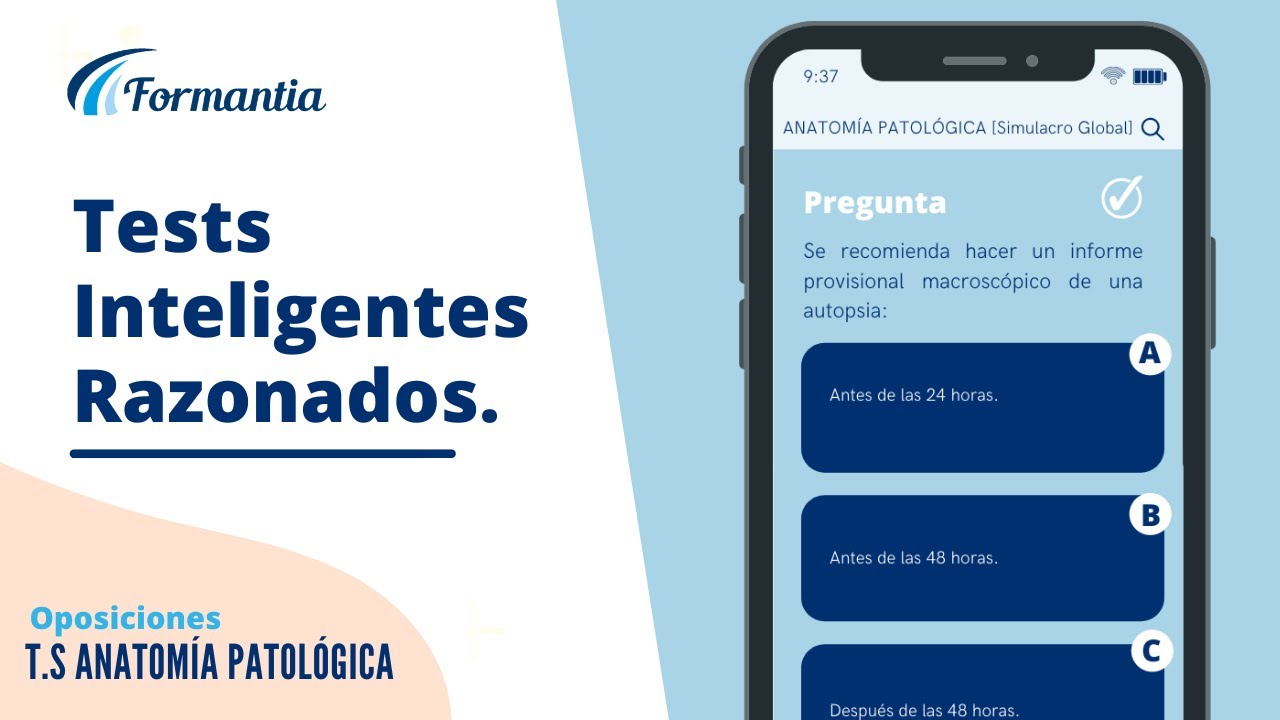 [T.S.Anatom&iacute;a Patol&oacute;gica] ✅ Tests Inteligentes Razonados #M&eacute;todoFormantia [D&iacute;a 04-05-2022]