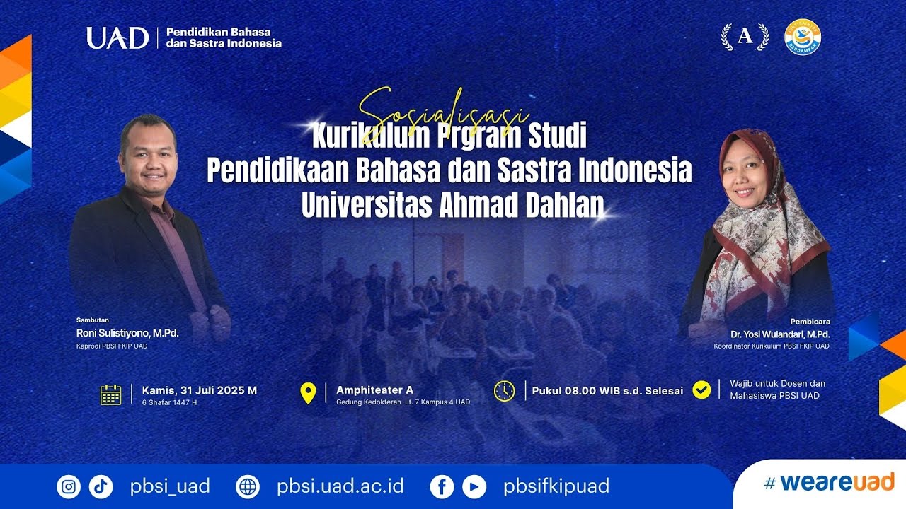 Sosialisasi Kurikulum PBSI UAD 2025