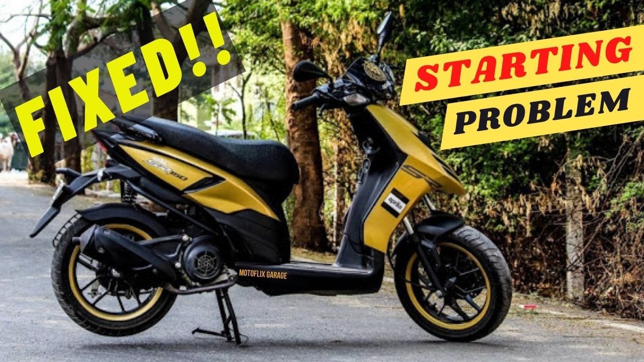 APRILIA SR125 | ПРОБЛЕМА С ЗАПУСКОМ | РЕШЕНО | Гараж Motostreet