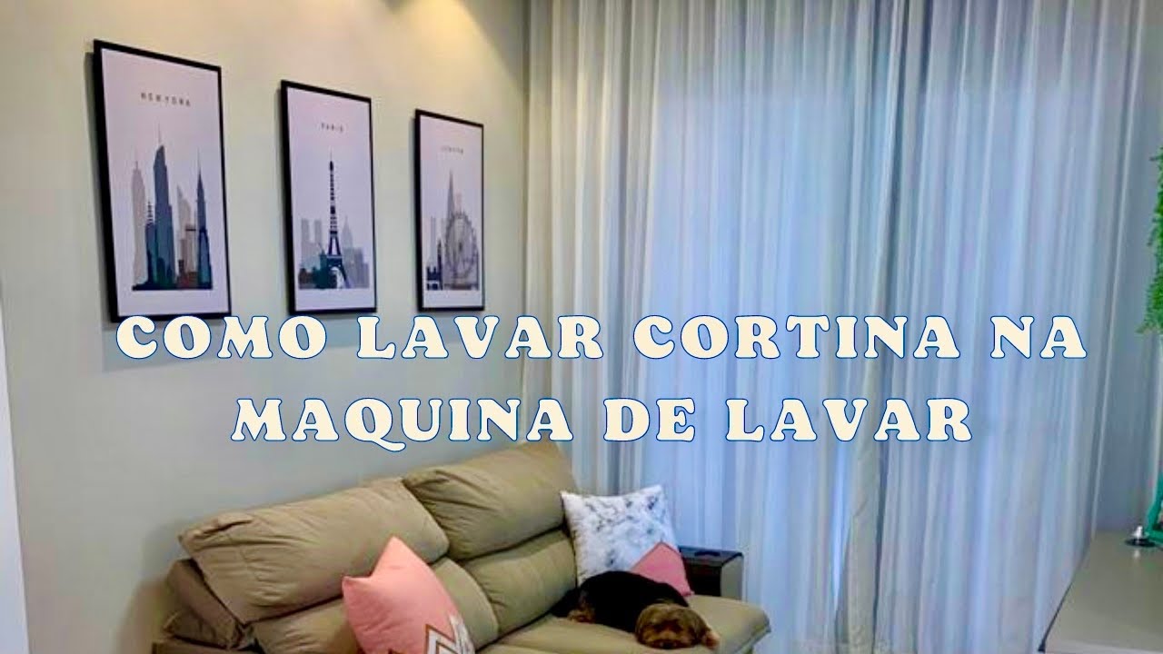 COMO LAVAR CORTINA E BLACKOUT NA MÁQUINA DE LAVAR