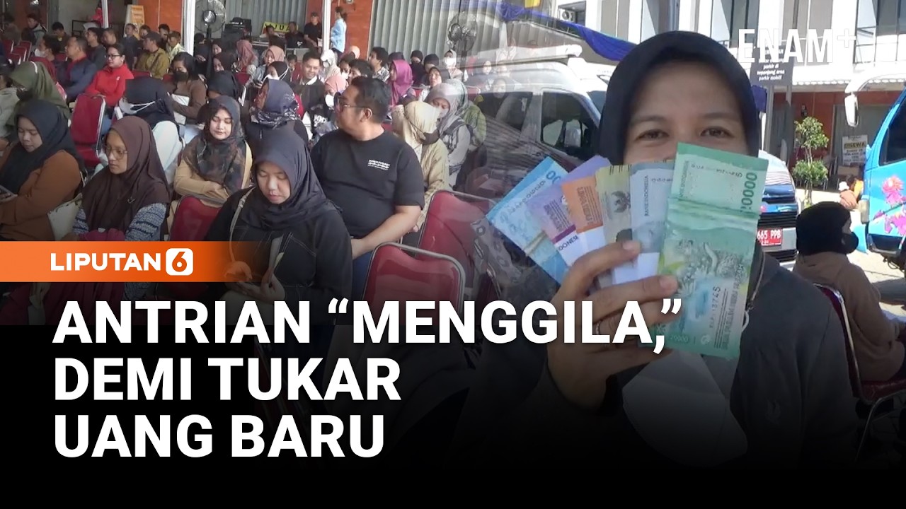 Jelang Lebaran, Warga Semarang Berebut Kuota Tukar Uang Baru | Liputan6