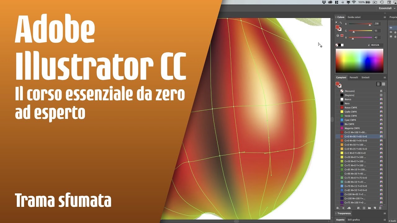 Sfumature aerografate con lo strumento 