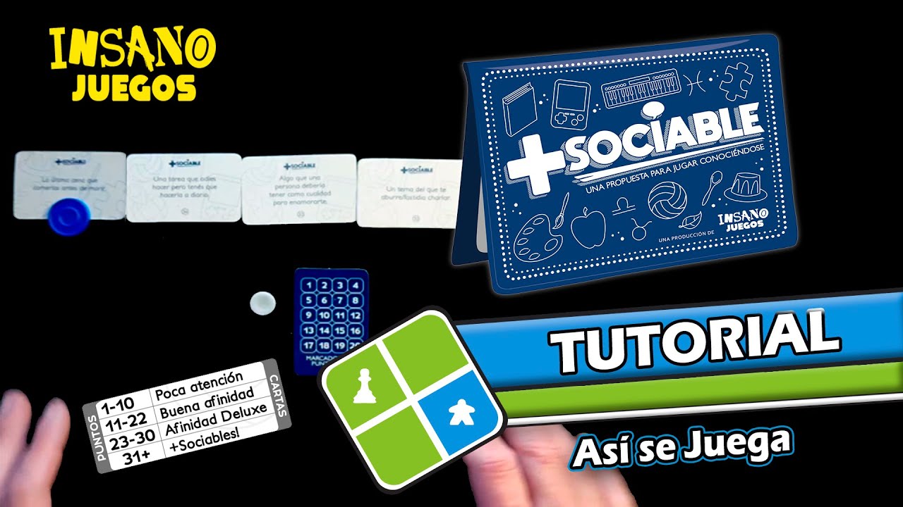 +Sociable - Así se juega | Tutorial | Insano Juegos