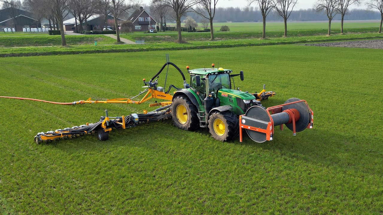 Sleepslang Bemesten | John Deere 6195R + Tjalma 15m | Dekker Putten | 2024