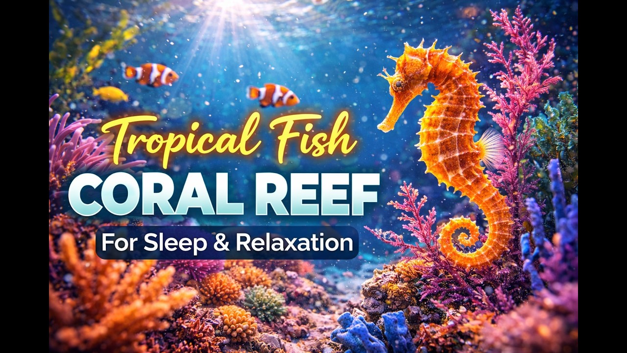 Relaxing Ocean World | Coral Reef & Tropical Fish