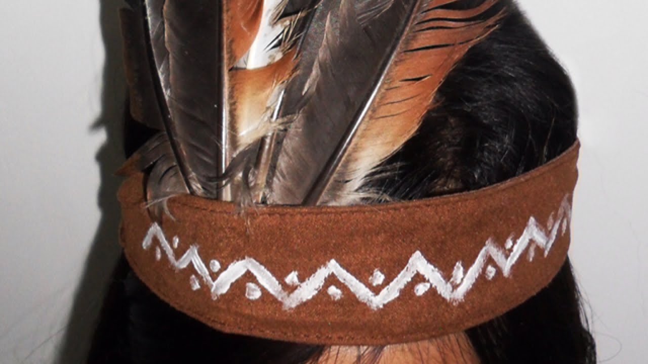 How To Create a Simple Indian Feather Headdress - DIY Style Tutorial - Guidecentral