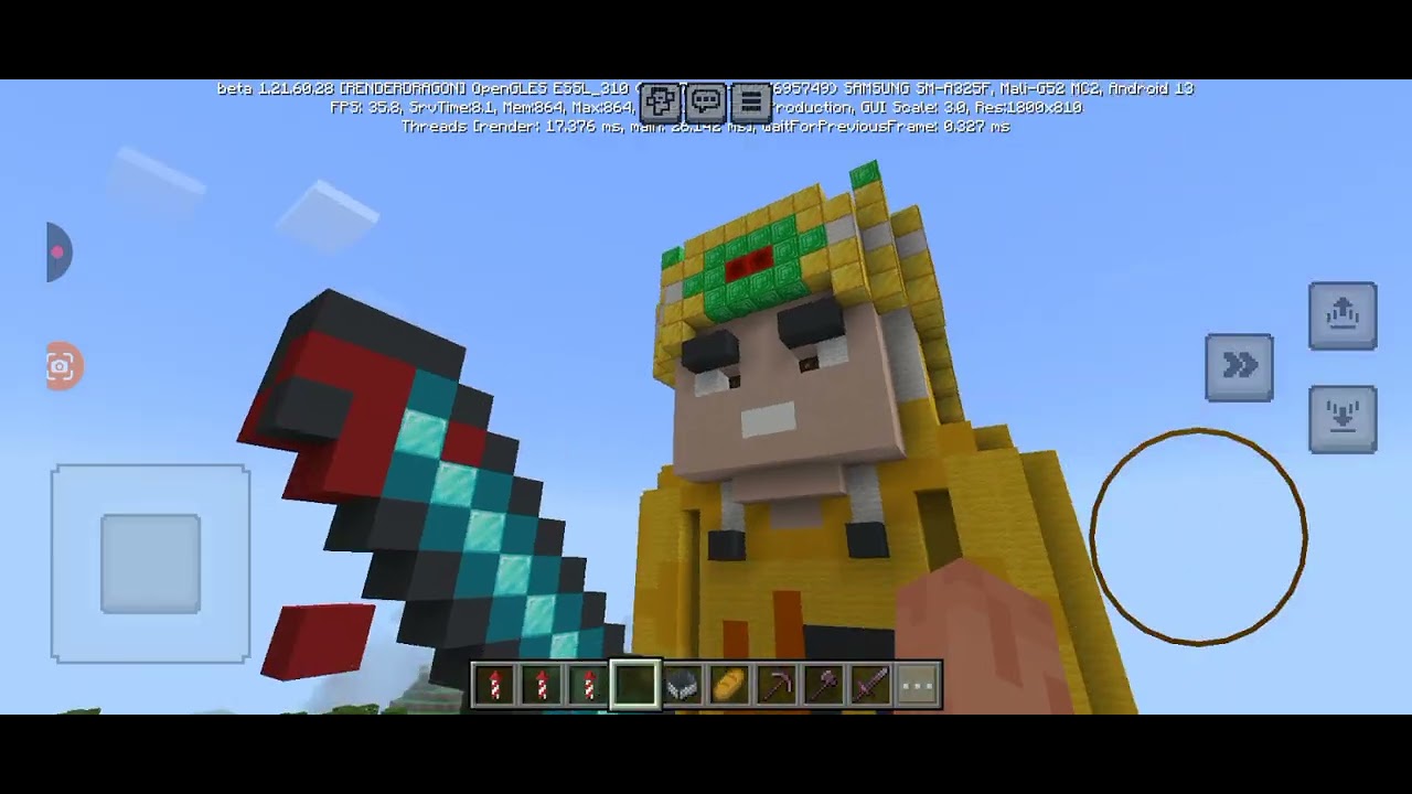 I joined techno gamerz minecraft world 