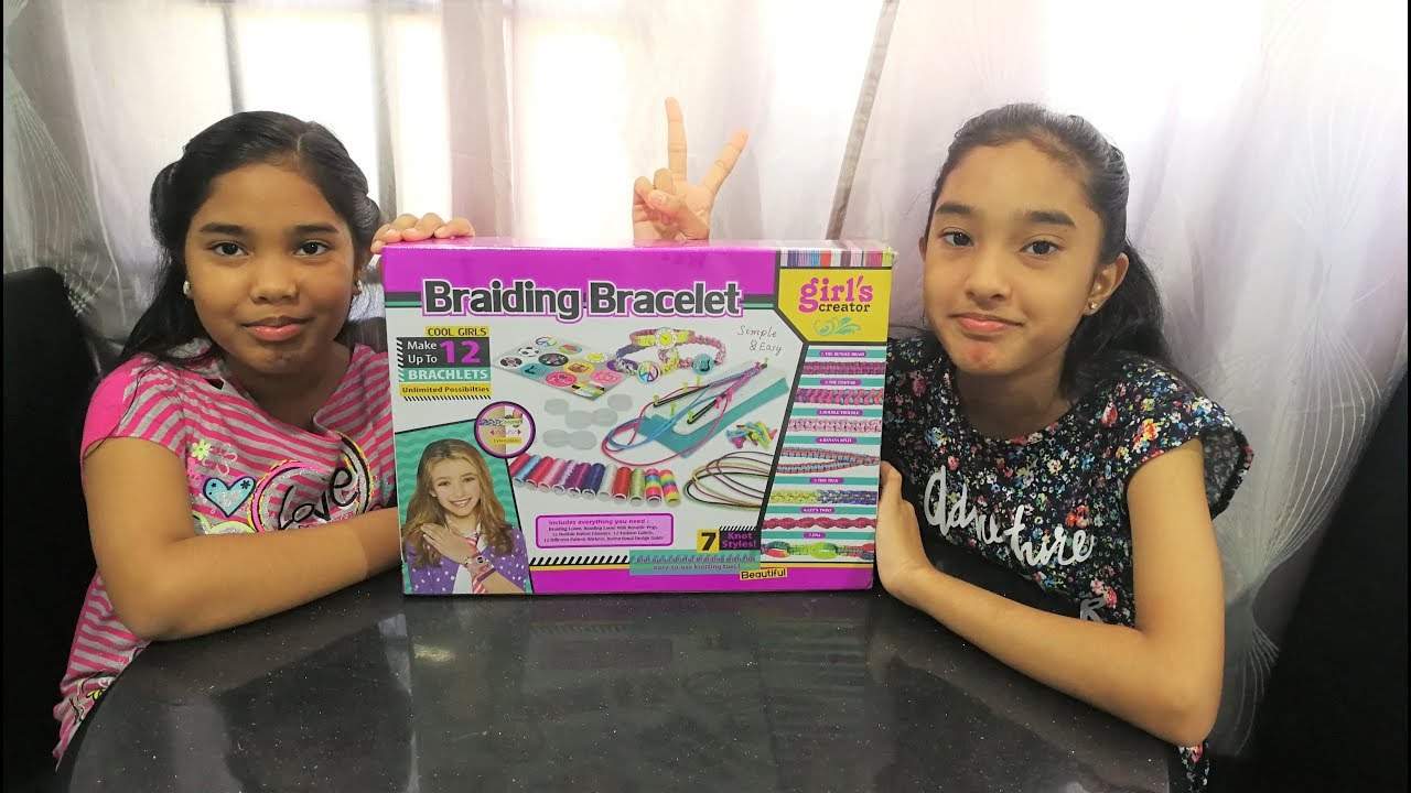 Girl's Creator Bracelet Braiding Kit | DIY Braiding Bracelet