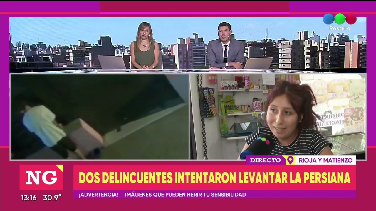 Intentaron robar y quedaron filmados - TELEFE ROSARIO