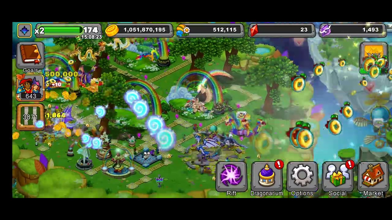 Dragonvale/  i finally maxed out my park#dragonvale