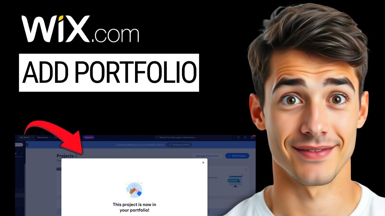 Как добавить проект портфолио на Wix (самый простой способ) (руководство 2026 года)