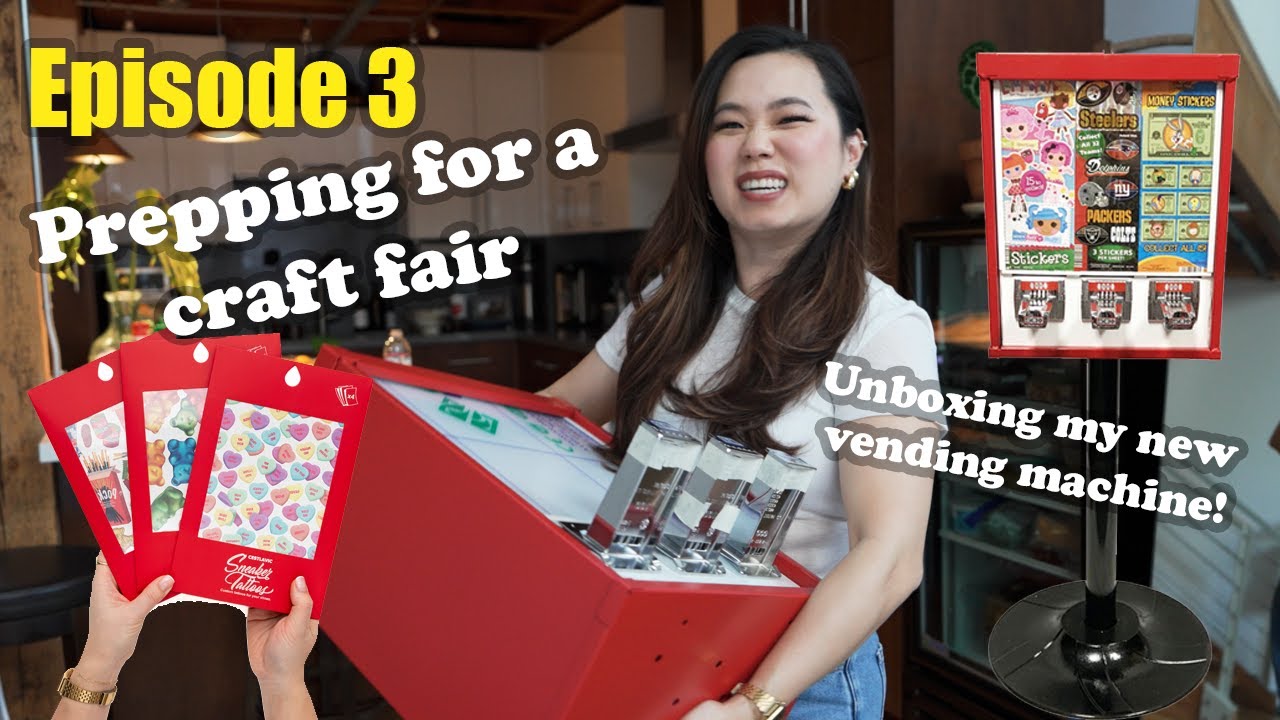 Sneaker Tattoos BTS Vlog | Episode 3 | Prepping for Craft Fair and Fun Unboxings