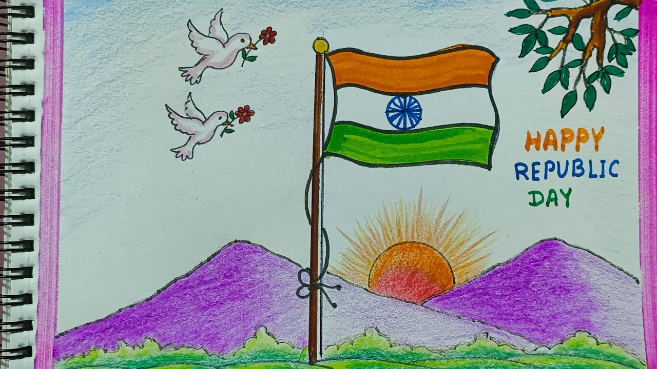 Republic day special drawing 🇮🇳 || ( Very Easy ) step by step 