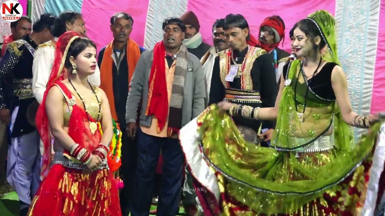 desi rai | जमना जी के नीर जादू कन्हैया ने डारे देशी राई | bundeli rai dance / कार्यक्रम पहला देवरी