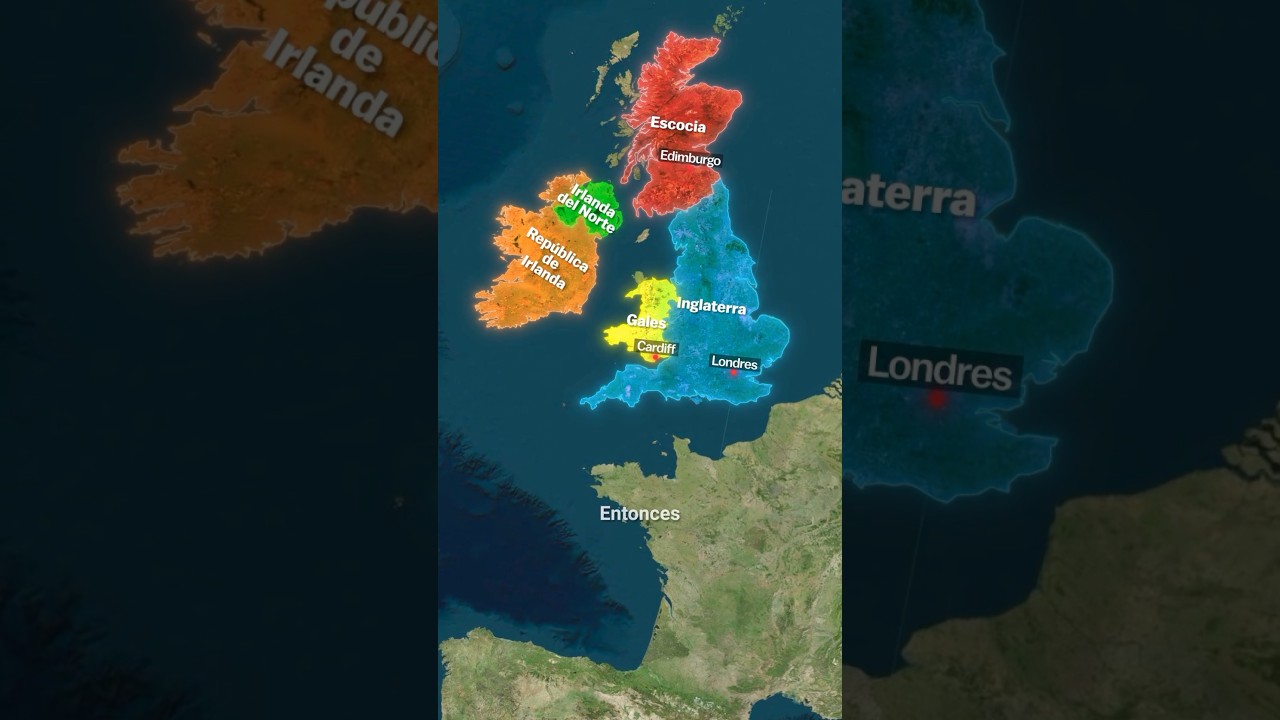 La diferencia entre Gran Breta&ntilde;a 🇬🇧 el Reino Unido y Inglaterra📍