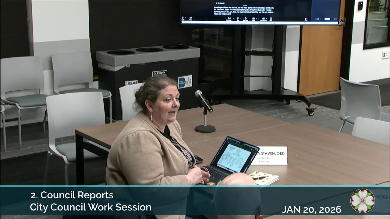 City Council Work Session 1/20/2026