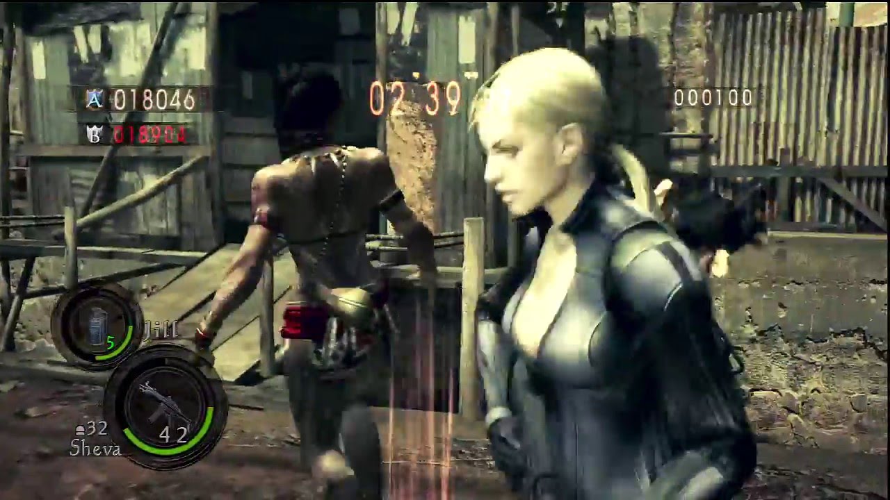 RE5 Versus [Team Survivors] Hacks vs Skills