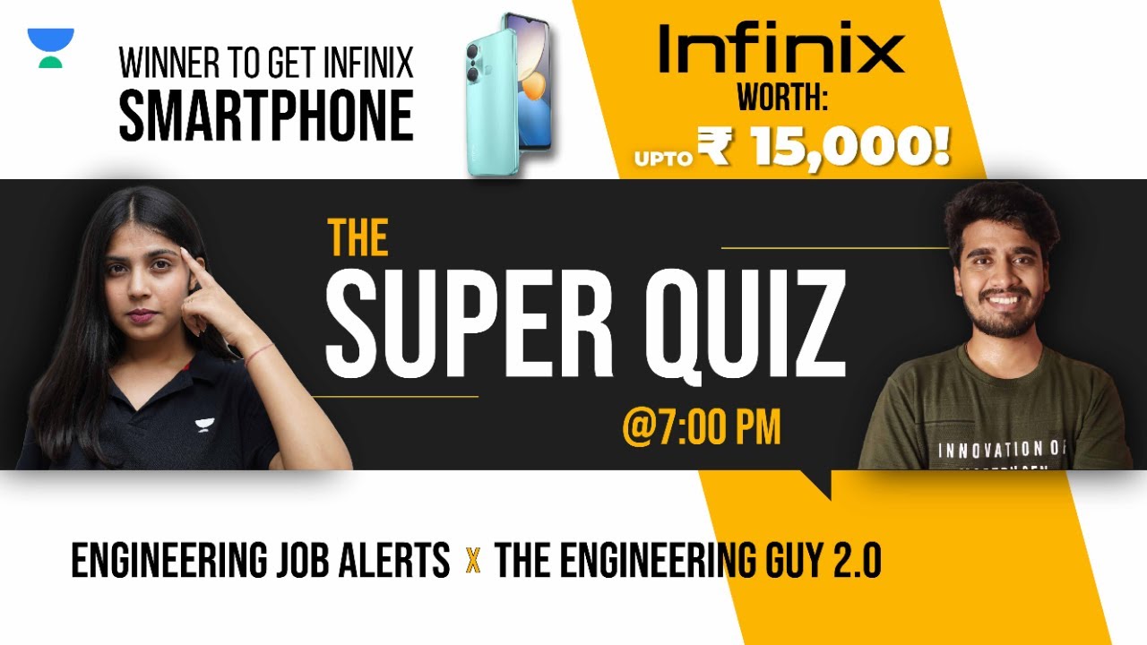 Live Mobile Phone Giveaway | Subscribe @Engineering Job Alerts by Unacademy | The engineer guy live
