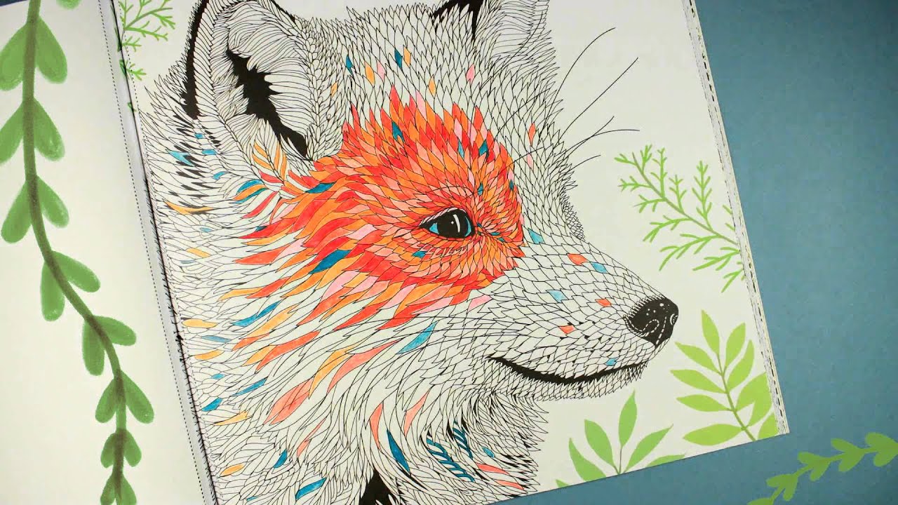 The Menagerie: Animal Portraits to Colour