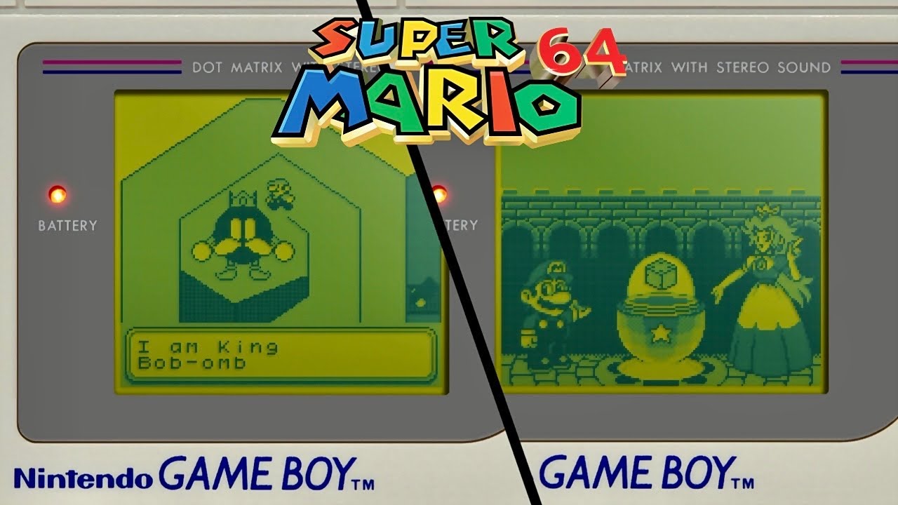 Super Mario 64 demake on Game Boy! [SM64GB]