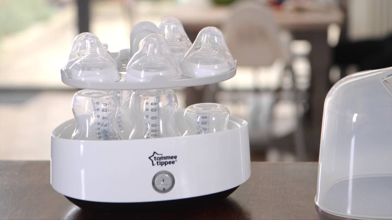 How to sterilize baby bottles | How to descale sterilizer | Tommee Tippee Electric Steam Steriliser