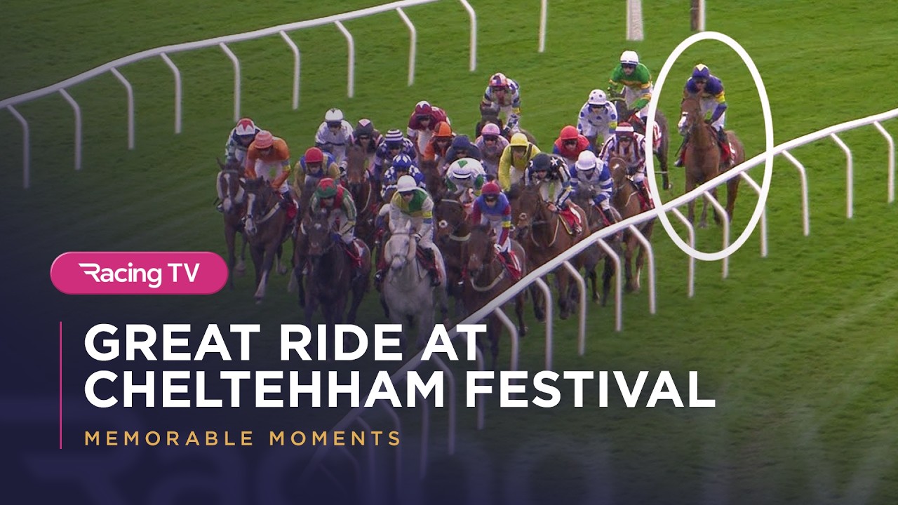 😲 One of the greatest rides you will ever see at the Cheltenham Festival!