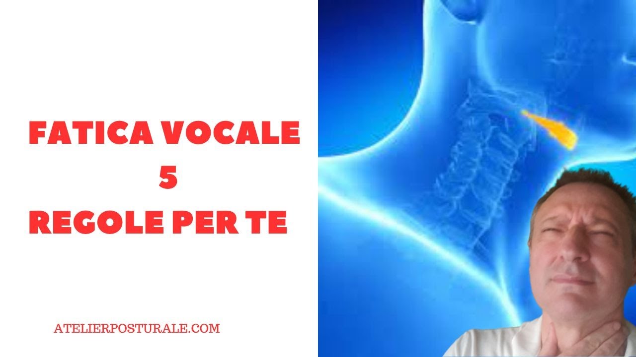 Fatica vocale! 5 regole per recuperare!
