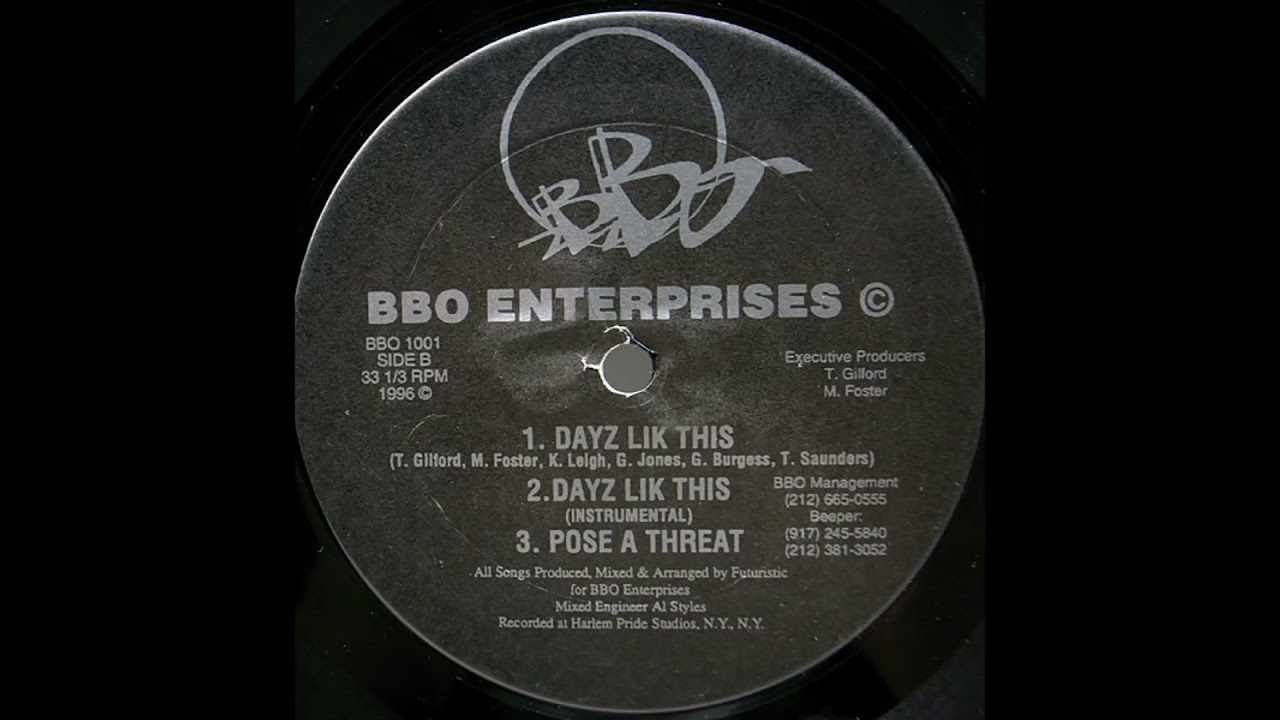 B.B.O. - Dayz Lik This (1996)