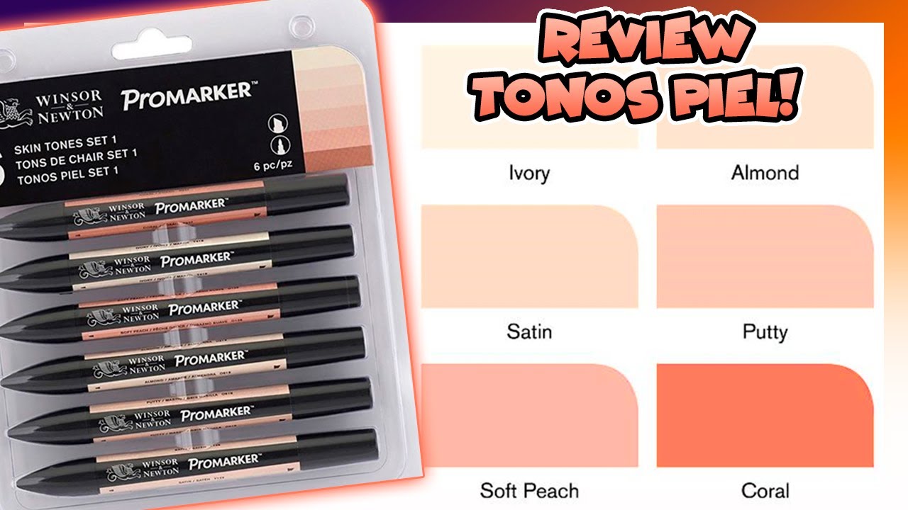 MARCADORES de Alcohol PROMARKER | SET de TONOS PIEL | REVIEW MARCADORES de ALCOHOL