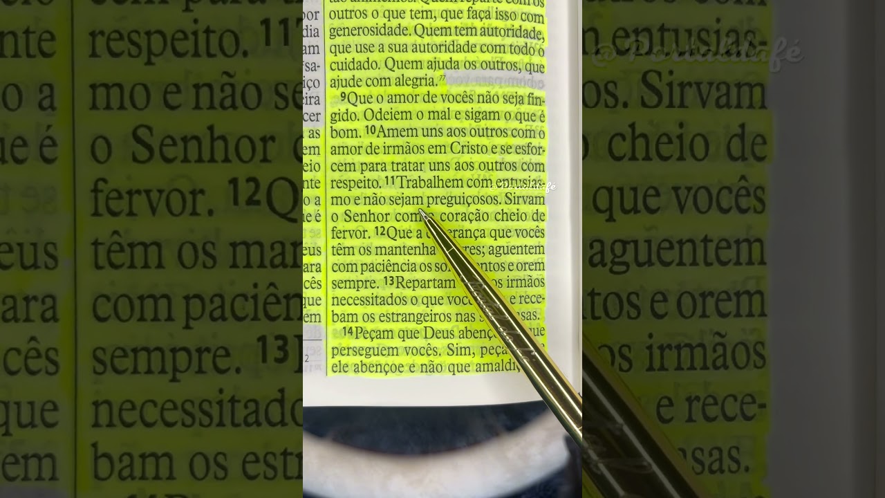Romanos 12: 9-15 🙏