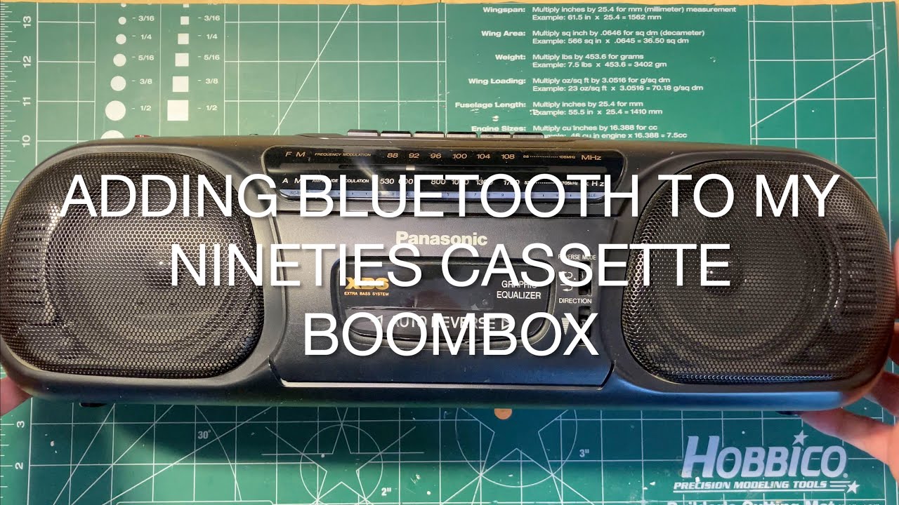 Adding Bluetooth to my Nineties Cassette Boombox