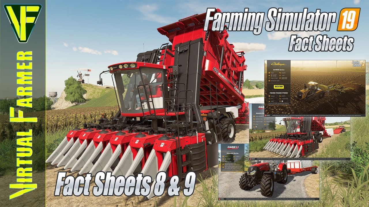 THE COTTON HARVESTER REVEALED! | Farming Simulator 19 Fact Sheets 8 & 9