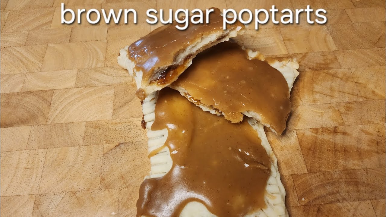 Brown sugar poptarts☆bake with me